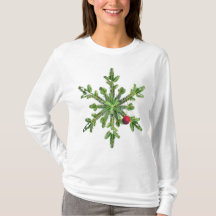 Snowy Pine Snowflake Weihnachten