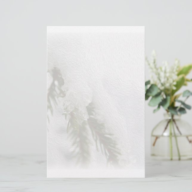 Snowy Pines Briefpapier (Stehend Vorderseite)