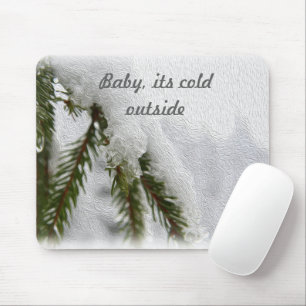 Snowy Pines Mousepad