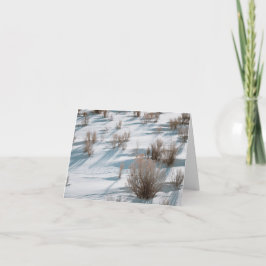 Snowy Rabbitbrush - 4" x 5.6" Notecard Dankeskarte