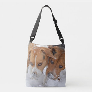Snowy riecht Beagles Tragetaschen Mit Langen Trägern
