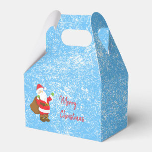 Snowy Scene Jolly Ole Saint Nick Frohe Weihnachten Geschenkschachtel