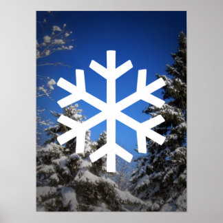 Snowy Scene Poster