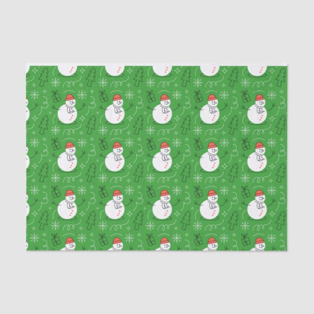 Snowy Smile Tissue Seidenpapier (Vorderseite)
