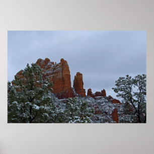Snowy Snoopy Rock 2854 Poster