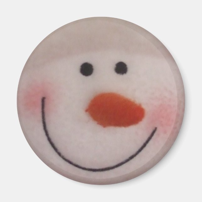 Snowy Snowman Magnet (Vorne)