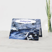 Snowy Stream -