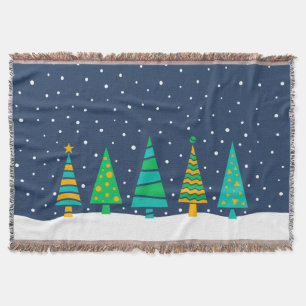 Snowy-Tannenbaum-Wurfs-Decke Decke