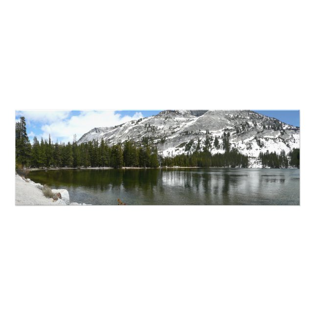 Snowy Tenaya Lake Yosemite National Park Foto (Vorne)