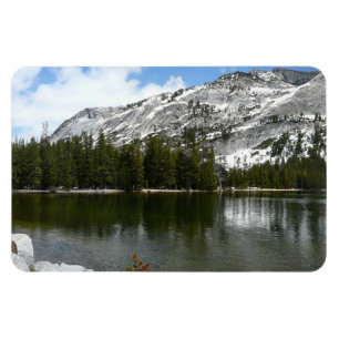 Snowy Tenaya Lake Yosemite National Park Foto Magnet