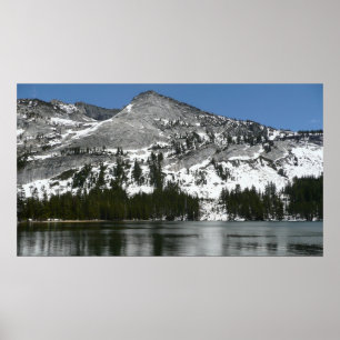 Snowy Tenaya Lake Yosemite National Park Foto Poster