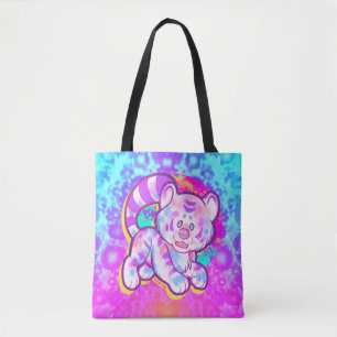 Snowy Tiger Niedlich Neon Kidcore Tasche