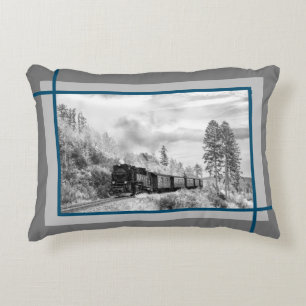 Snowy Train Ride Dekokissen