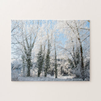Snowy Trees, 252 pièces Jigsaw Puzzle