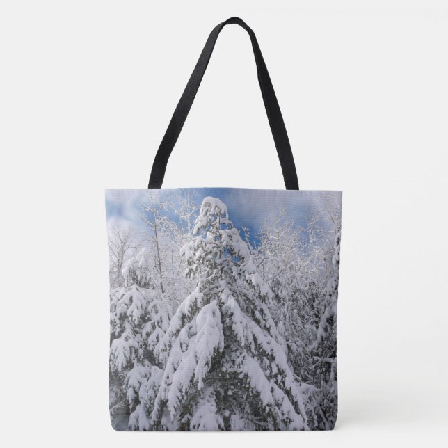 Snowy Trees Tasche (Vorderseite)