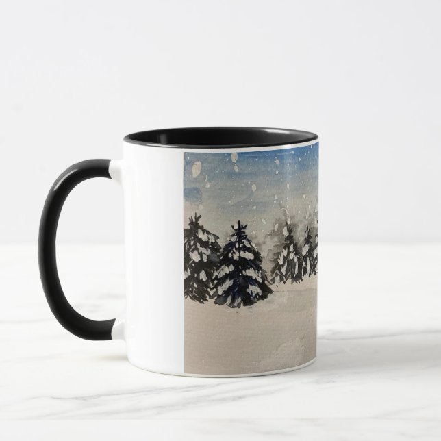 Snowy Trees Tasse (Links)