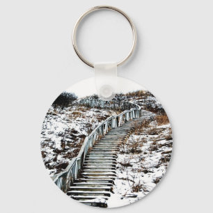 Snowy-Treppenhaus-Schlüsselkette Schlüsselanhänger