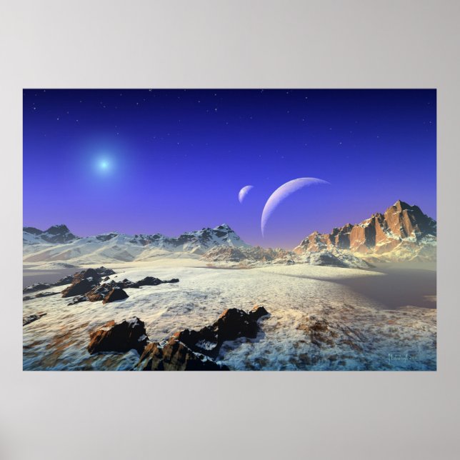 Snowy vista poster (Vorne)