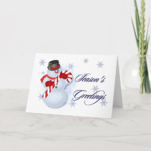 Snowy-Weihnachtskarte Feiertagskarte