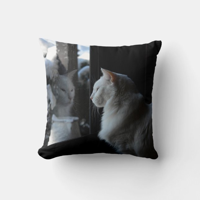 Snowy White Kitty Kissen (Vorderseite)