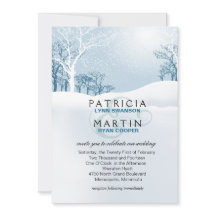 Snowy-Winter-Hochzeit - Eisblau
