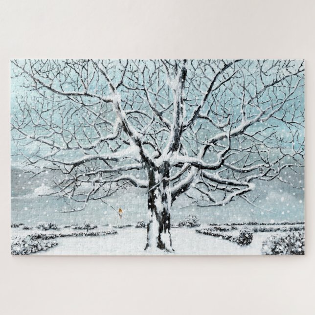 Snowy Winter landschaftlich Jigsaw Puzzle (Horizontal)