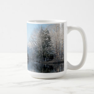 Snowy Winter Tree Der Park der Villa Negroni Kaffeetasse
