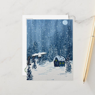Snowy Wonderland Postcard Postkarte