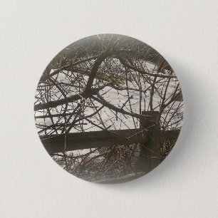 Snowy Woods Button