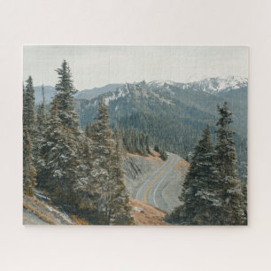 Snowy Woods entlang Highway