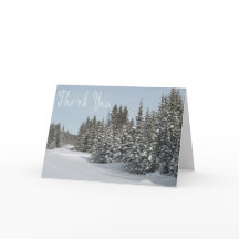 Snowy Woods Holiday Vielen Dank