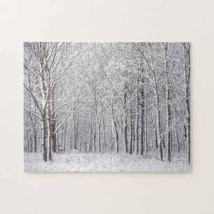 Snowy Woods Jigsaw Puzzle