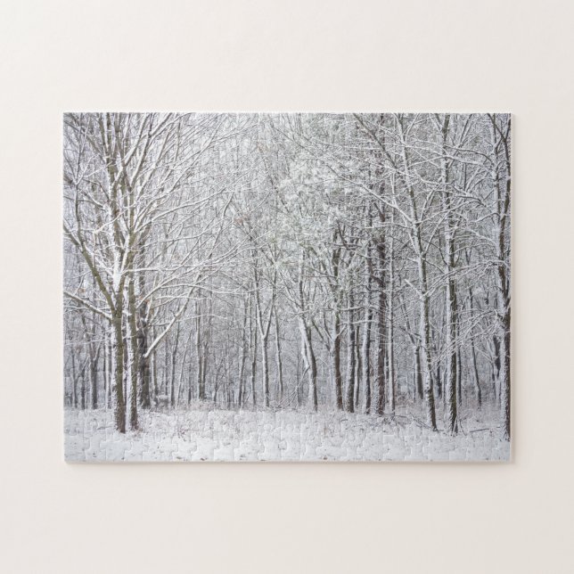 Snowy Woods Jigsaw Puzzle (Horizontal)