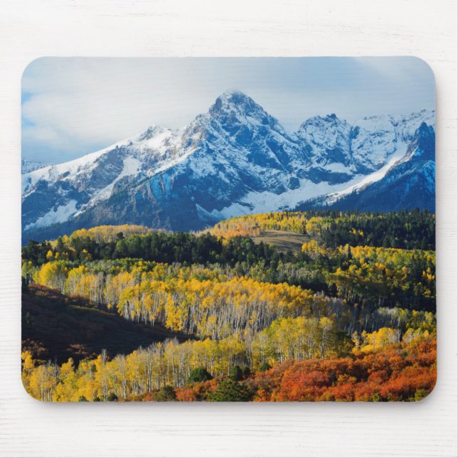 Snowyberg u. -bäume mousepad (Vorne)