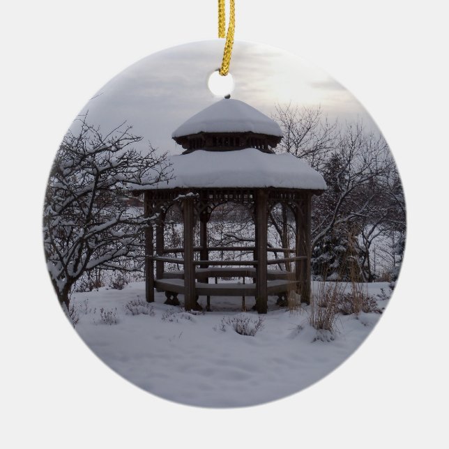 SnowyGazebos Keramikornament (Vorne)