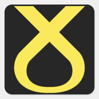 SNP-Logo-Alternative Quadratischer Aufkleber