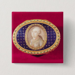 Snuffbox mit einer Porträtminiatur von Louis Button