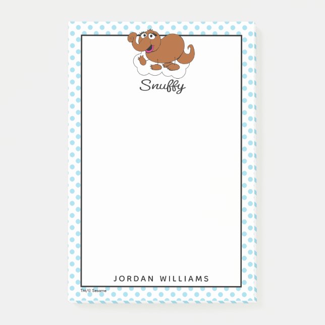 Snuffleupagus Doodley Graphic Post-it Klebezettel (Vorderseite)