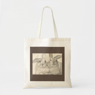 Snuggle Bunnies, Rabbits Shopping Bag Tragetasche