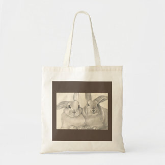 Snuggle Bunnies, Rabbits Shopping Bag Tragetasche