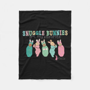 Snuggle Bunnies sind meine Lieblings-Nicu Nurse Os Fleecedecke