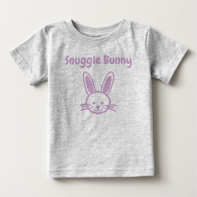 Snuggle Bunny Baby T-shirt (Vorderseite)