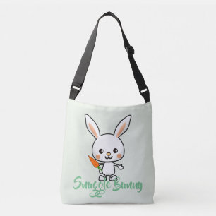 Snuggle Bunny Kawaii Custom Tragetaschen Mit Langen Trägern