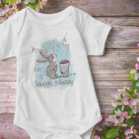 Snuggle Bunny Niedlich Rabbit and Hearts Boys
