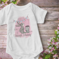 Snuggle Bunny Niedlich Rabbit and Hearts Girls