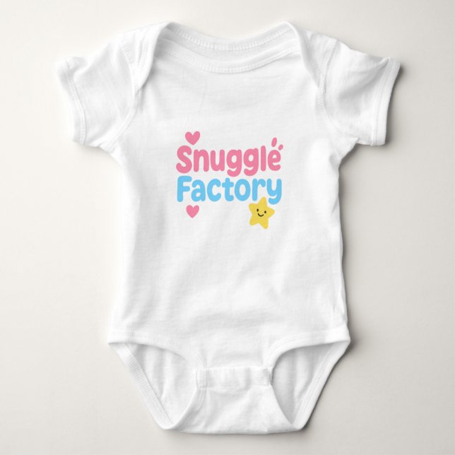 Snuggle Factory Cute Neon Kids Design Baby Strampler (Vorderseite)