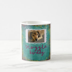 Snuggle-Freund-kundenspezifische aquamarine Kaffeetasse