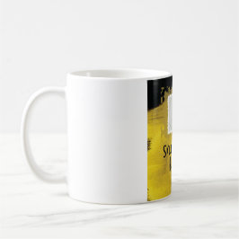 Snuggle Freund-kundenspezifische schwarzer/gelber Kaffeetasse