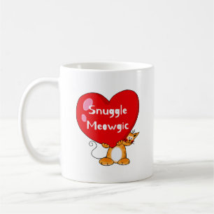 Snuggle Meowgic Funny Cat Pub Art Kaffeetasse