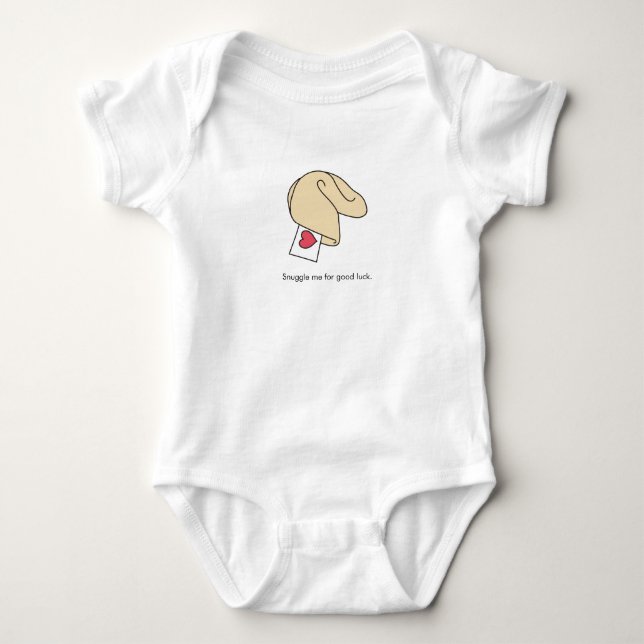 Snuggle mich Glückskeks-Baby-Bodysuit Baby Strampler (Vorderseite)